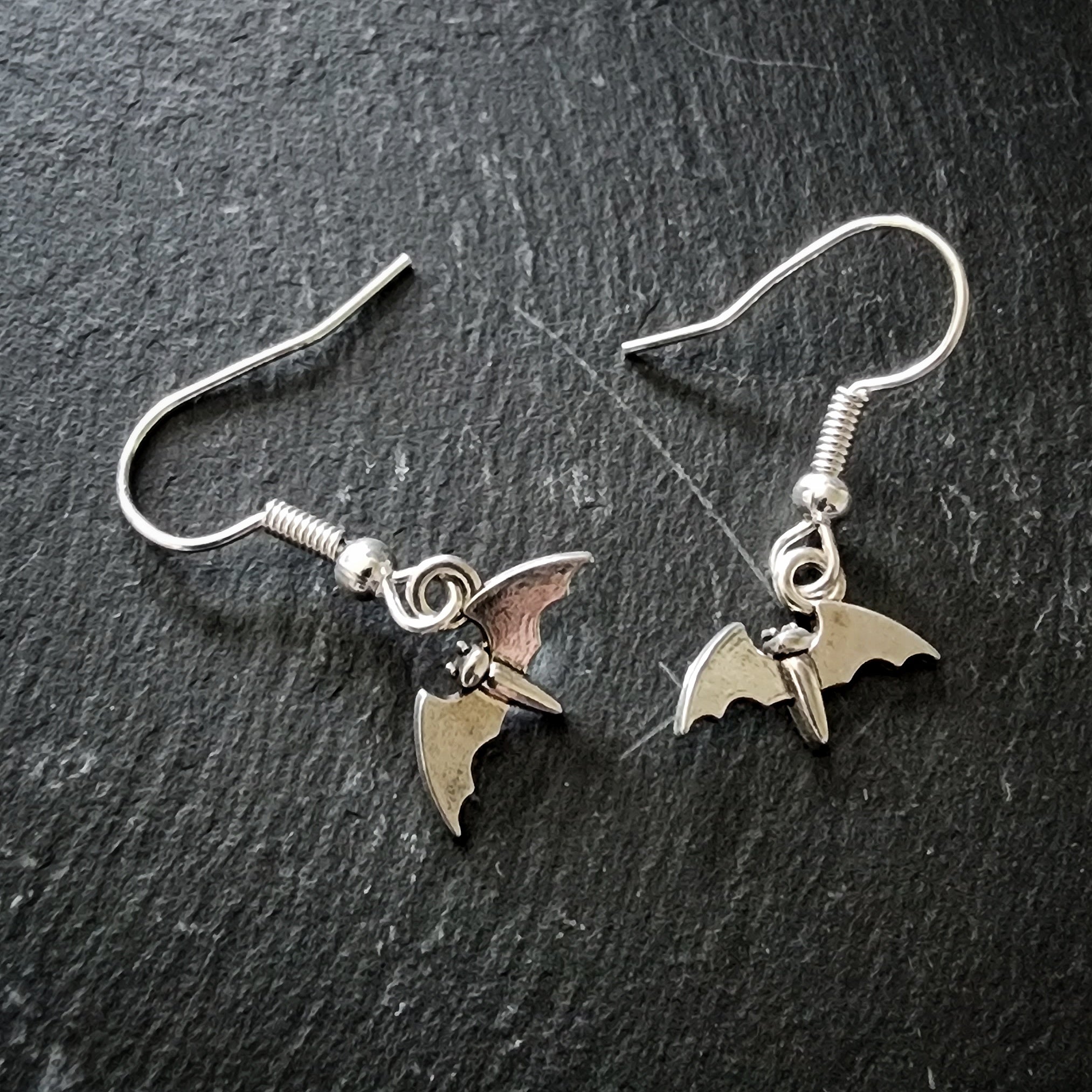 Tiny Bat Earrings Goth Jewelry