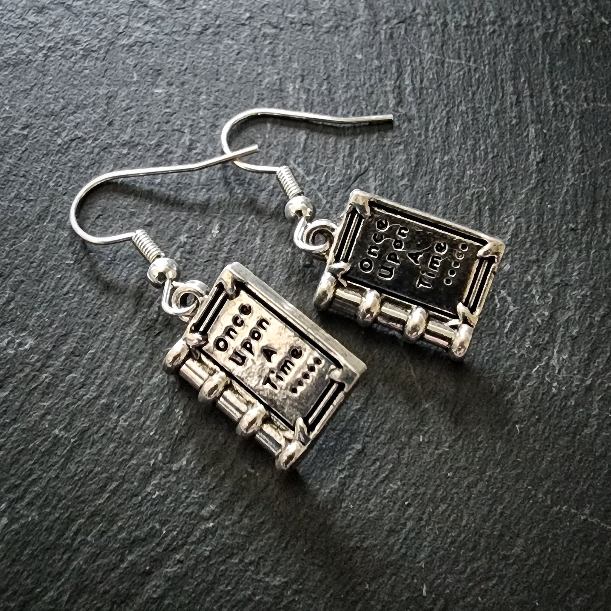 Once Upon A Time Book Earrings