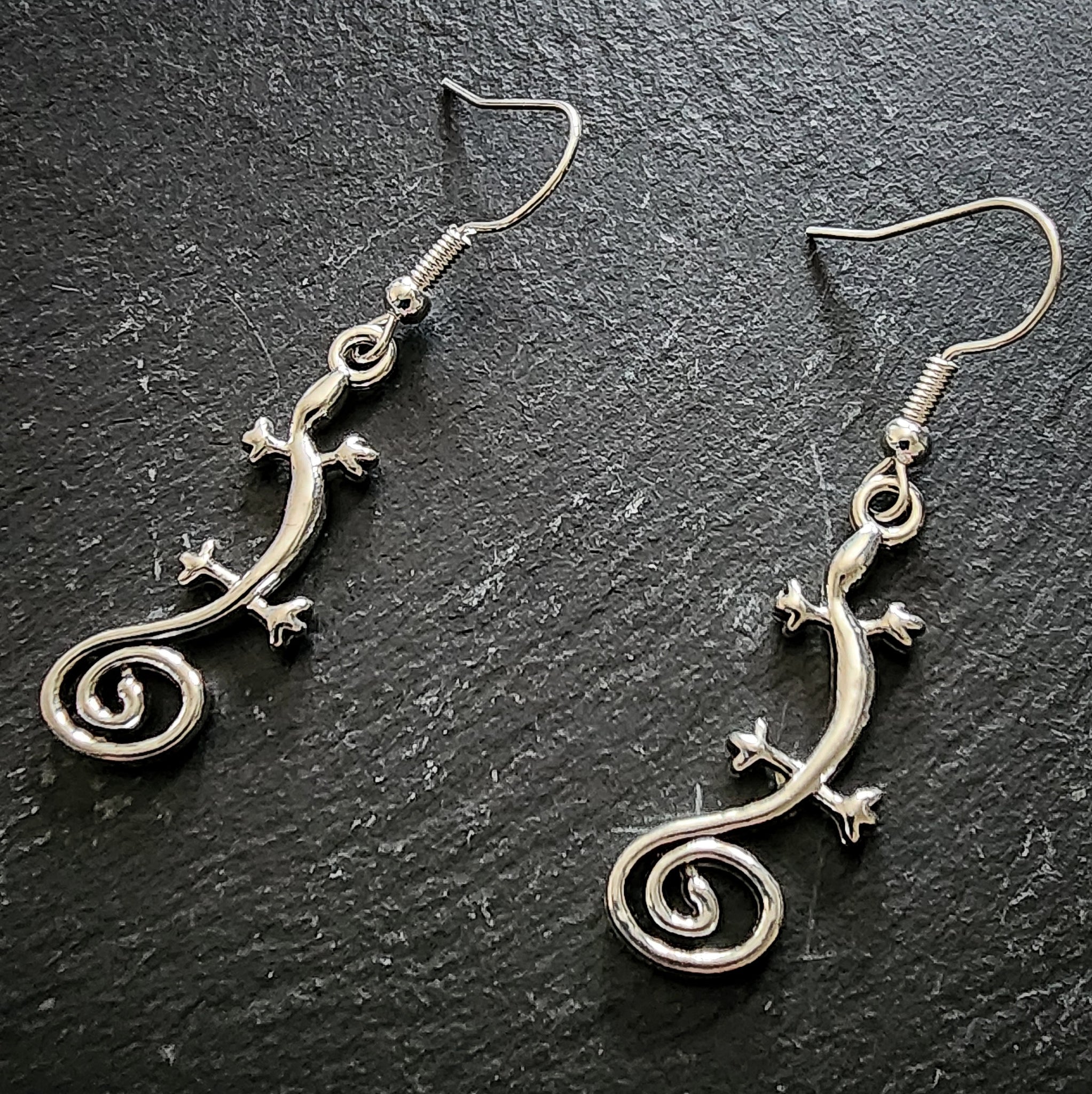 Gecko Earrings