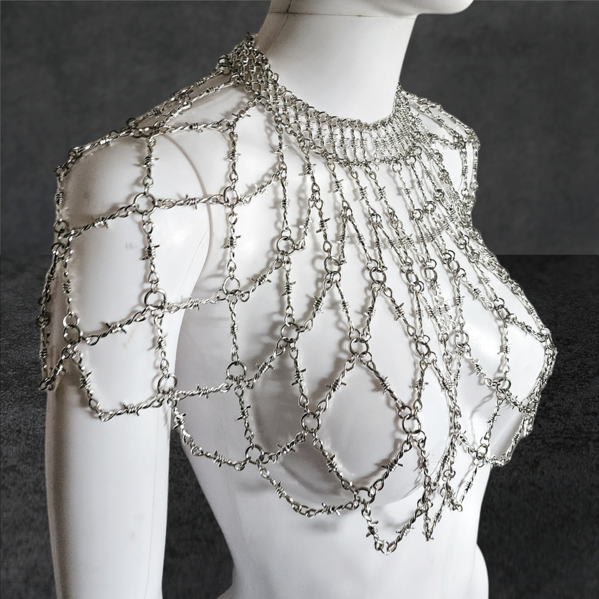 Barbed Wire Chainmaille Queens Armor Hauberk