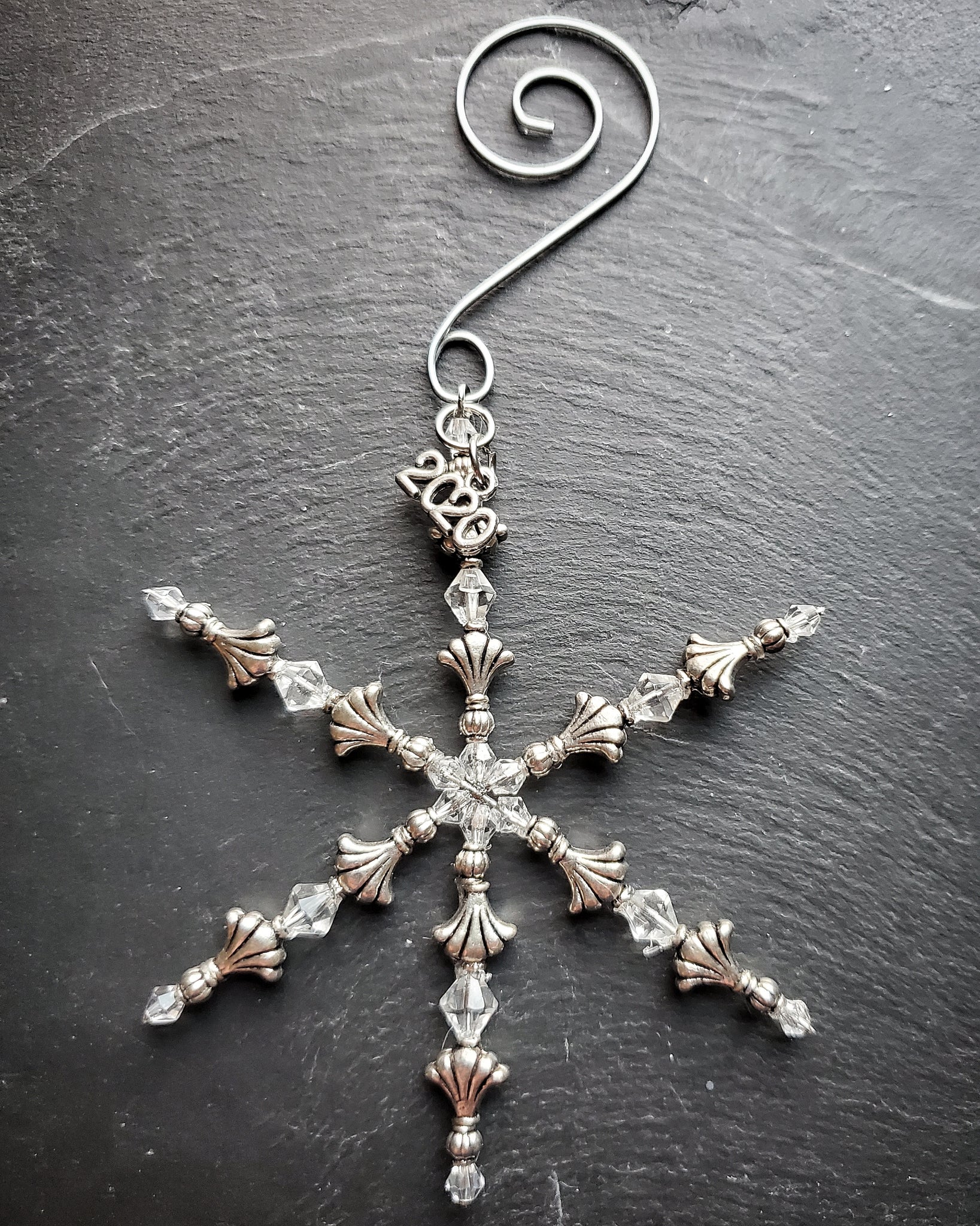 Handmade Christmas Ornament Snowflake Winter Decor Gift Idea