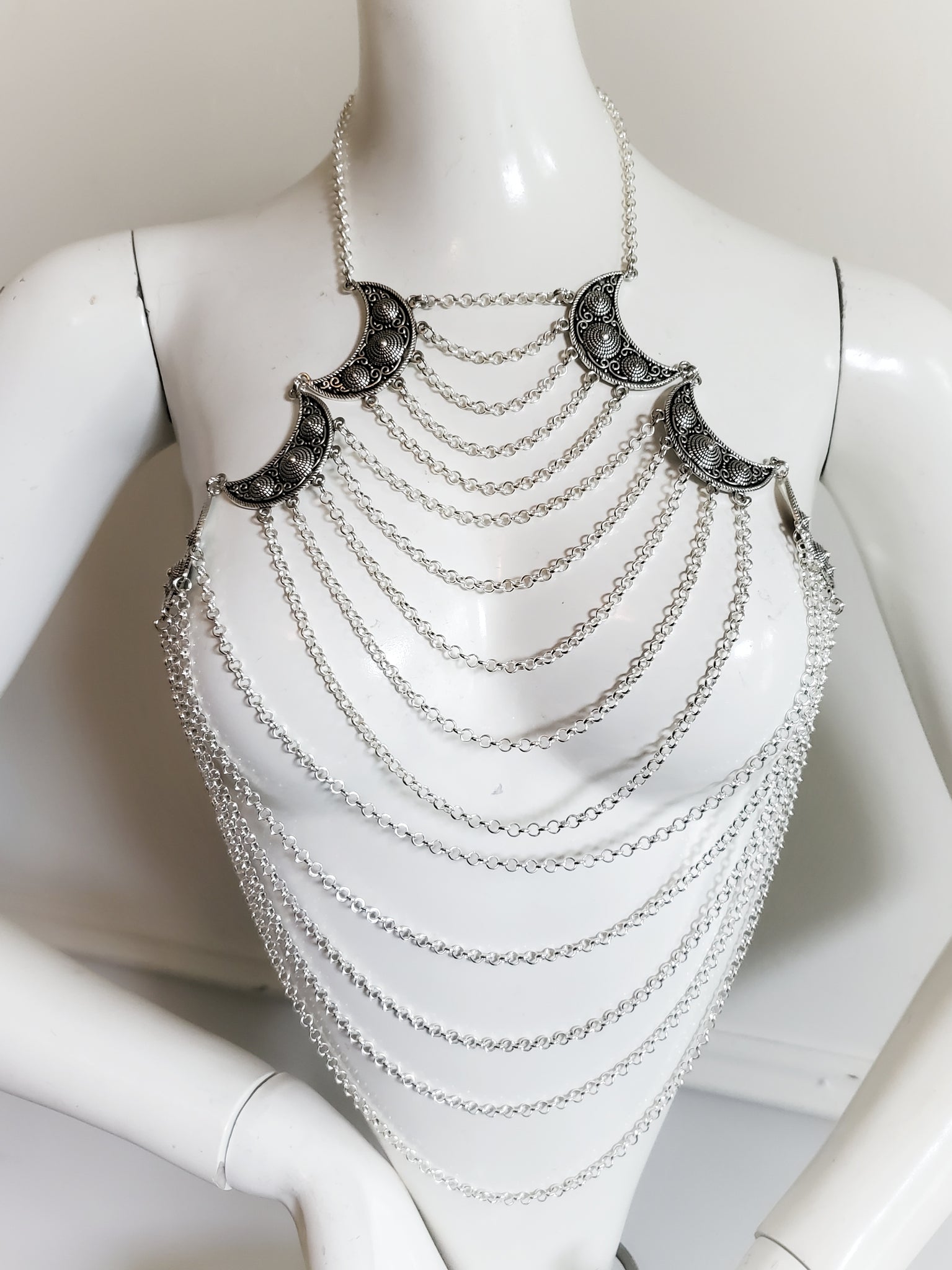 Bohemian Belly Dancer Chain Halter