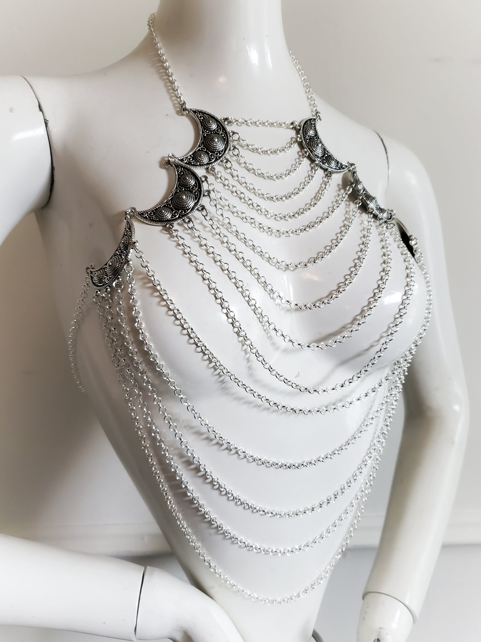 Bohemian Belly Dancer Chain Halter