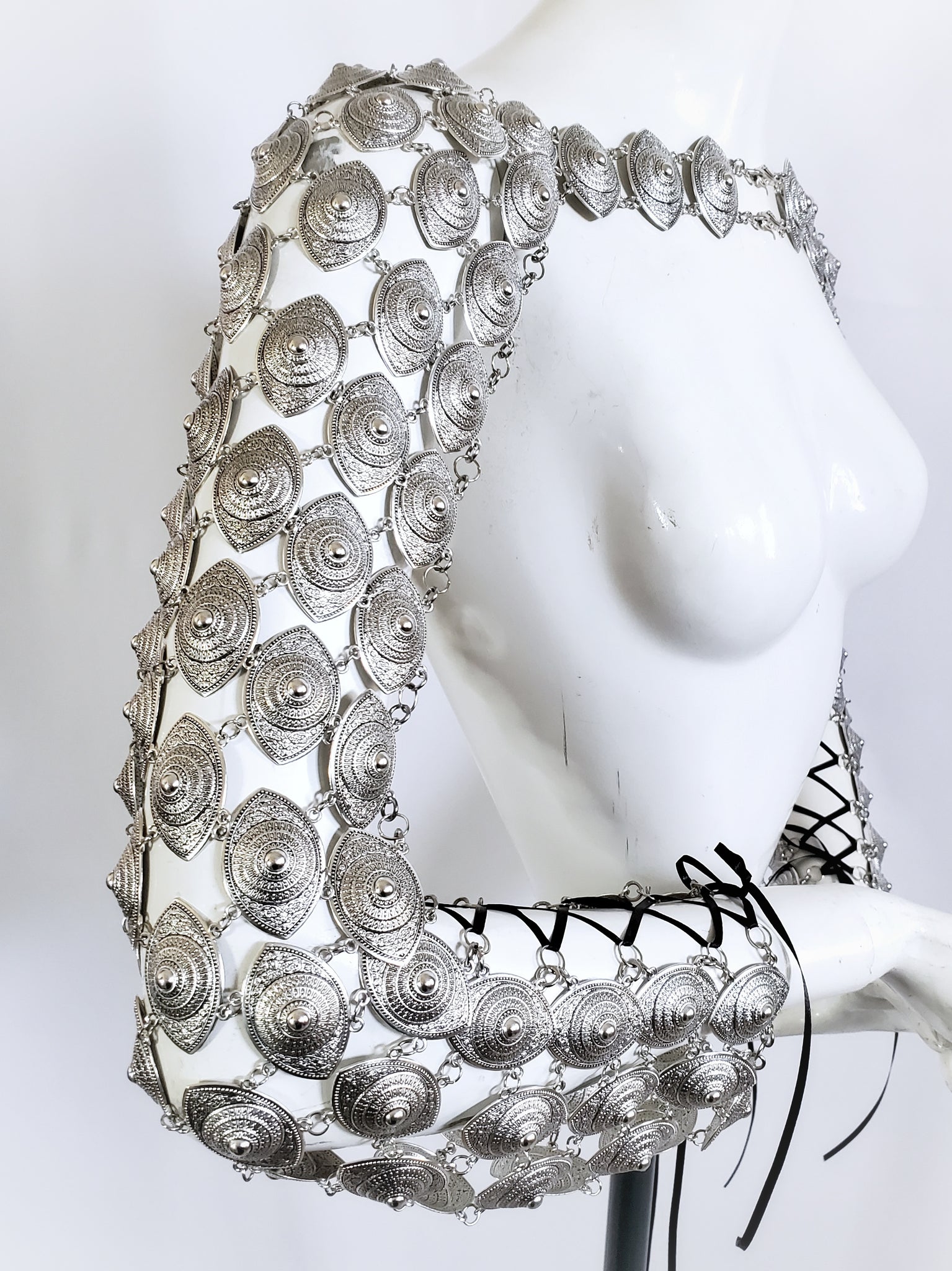 Turtle Shell Sleeves Queens Armor Shoulder Jewelry