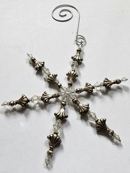 Handmade Christmas Ornament Snowflake Winter Decor Gift Idea