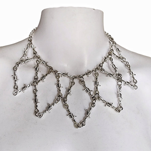 Barbed Wire Necklace