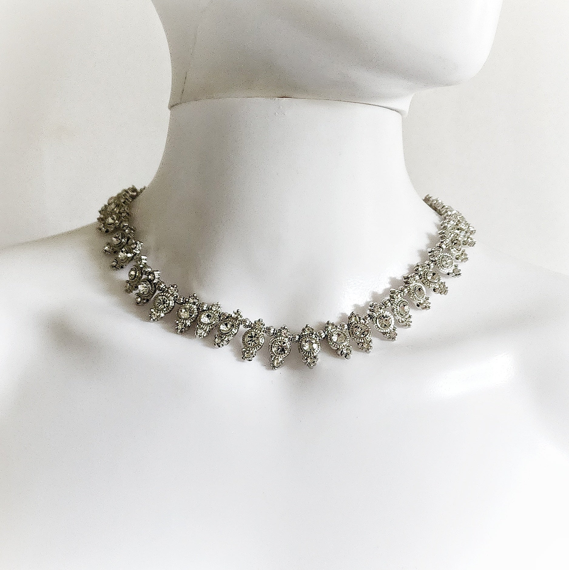 Royal Rhinestone Collar Necklace Fantasy Jewelry