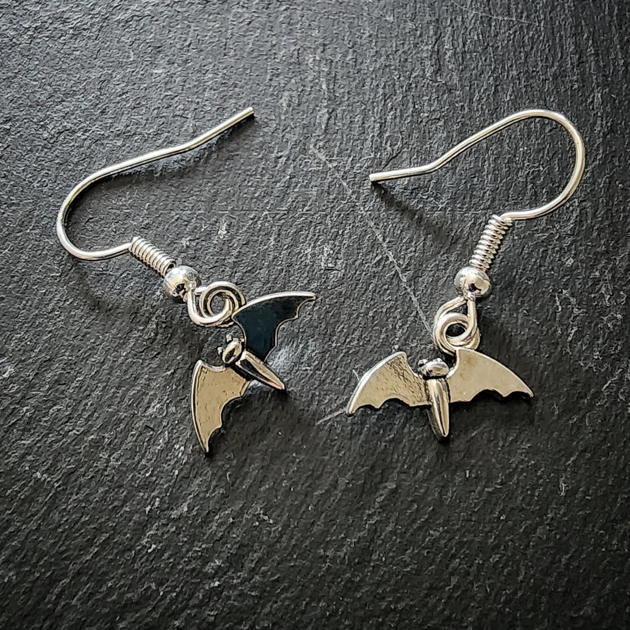Tiny Bat Earrings Goth Jewelry