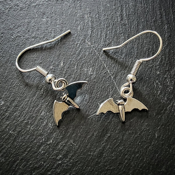 Tiny Bat Earrings Goth Jewelry