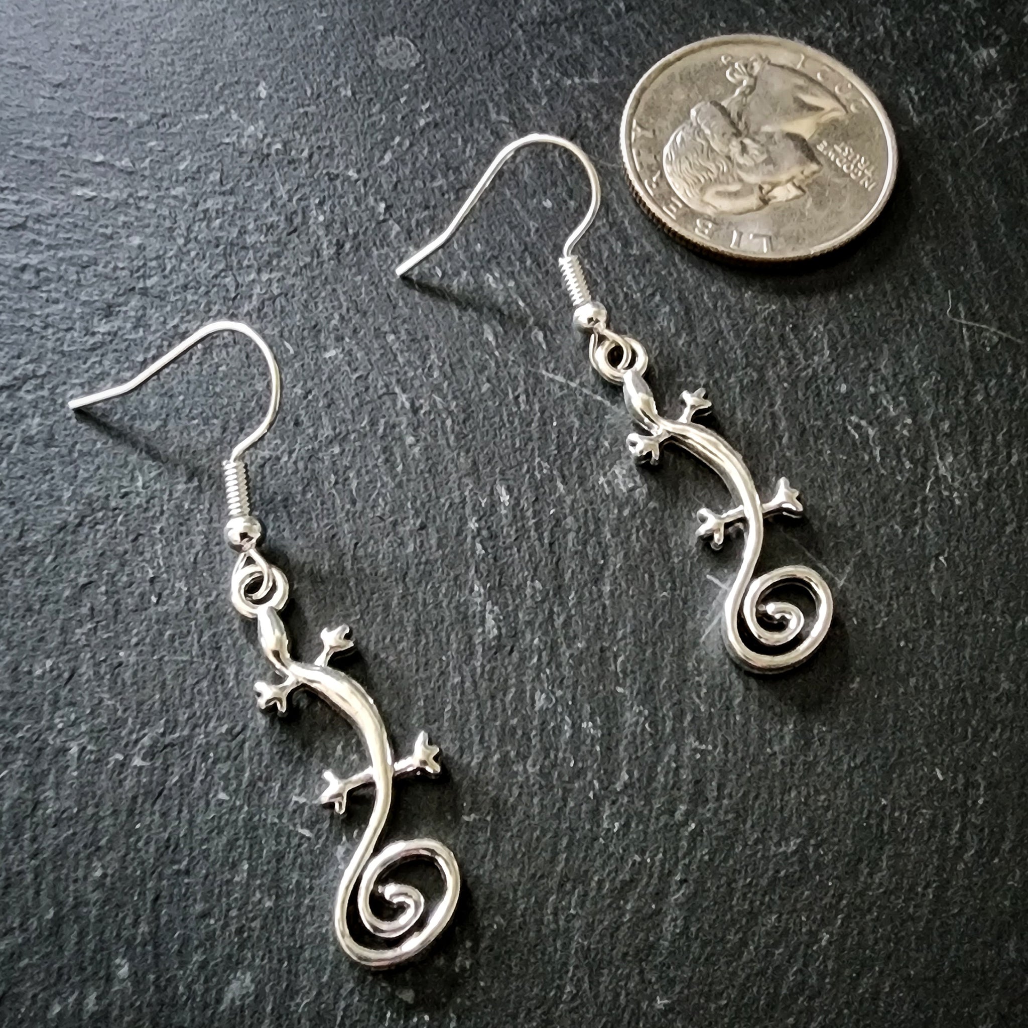 Gecko Earrings