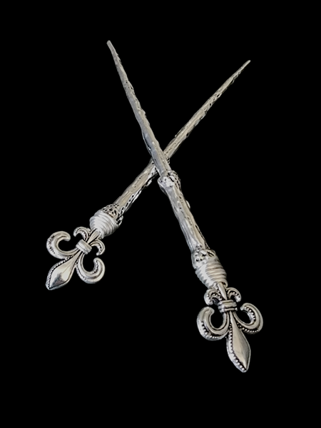 Fleur-de-lis Hairsticks