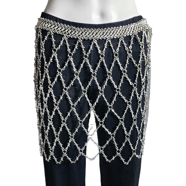 Barbed Wire Armored Mini Skirt