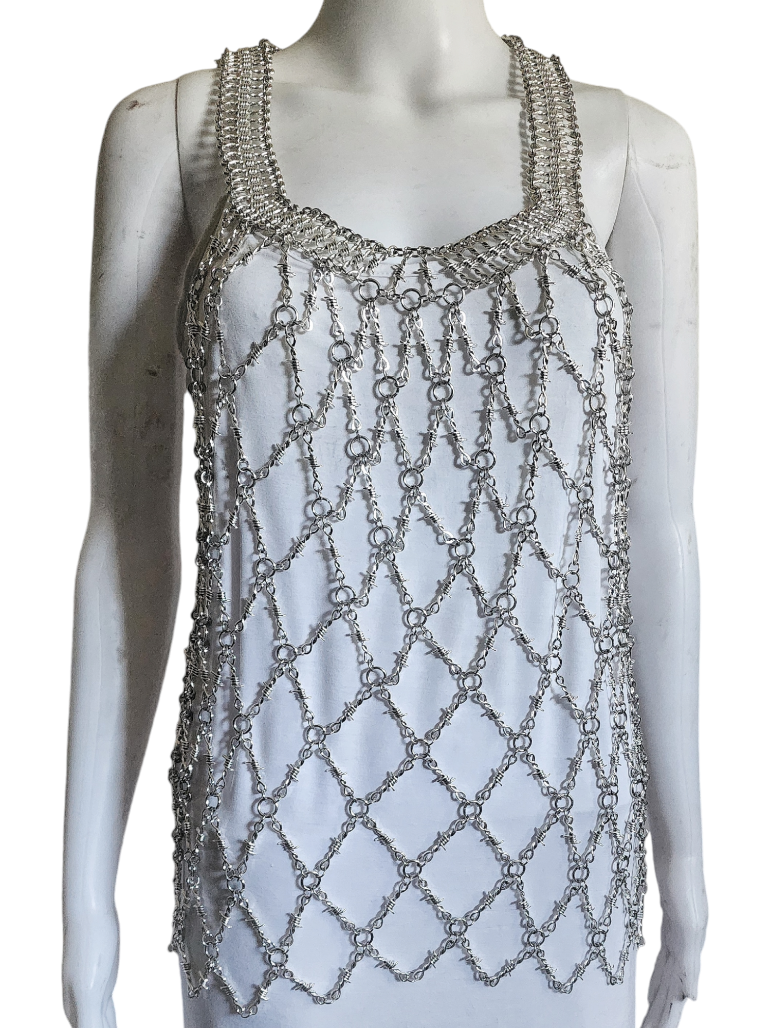 Barbed Wire Racerback Tank Top Armor