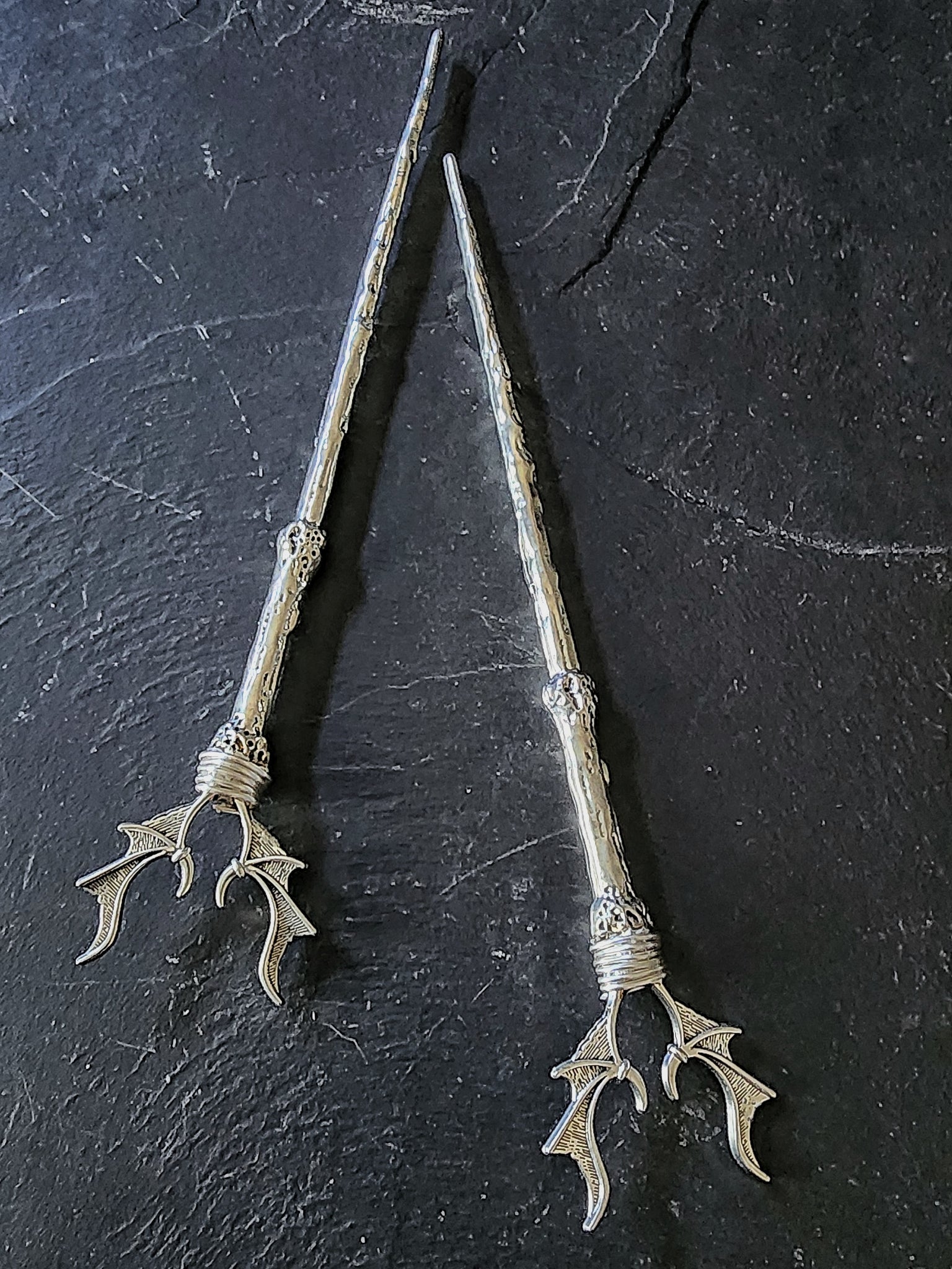 Bat Wing Hair Sticks Halloween Hair Jewelry