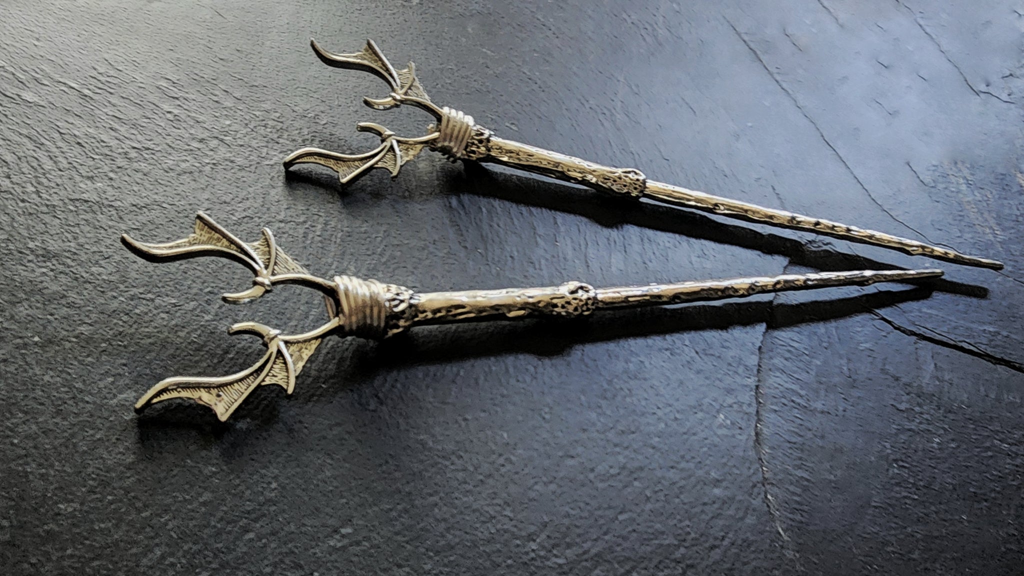 Bat Wing Hair Sticks Halloween Hair Jewelry