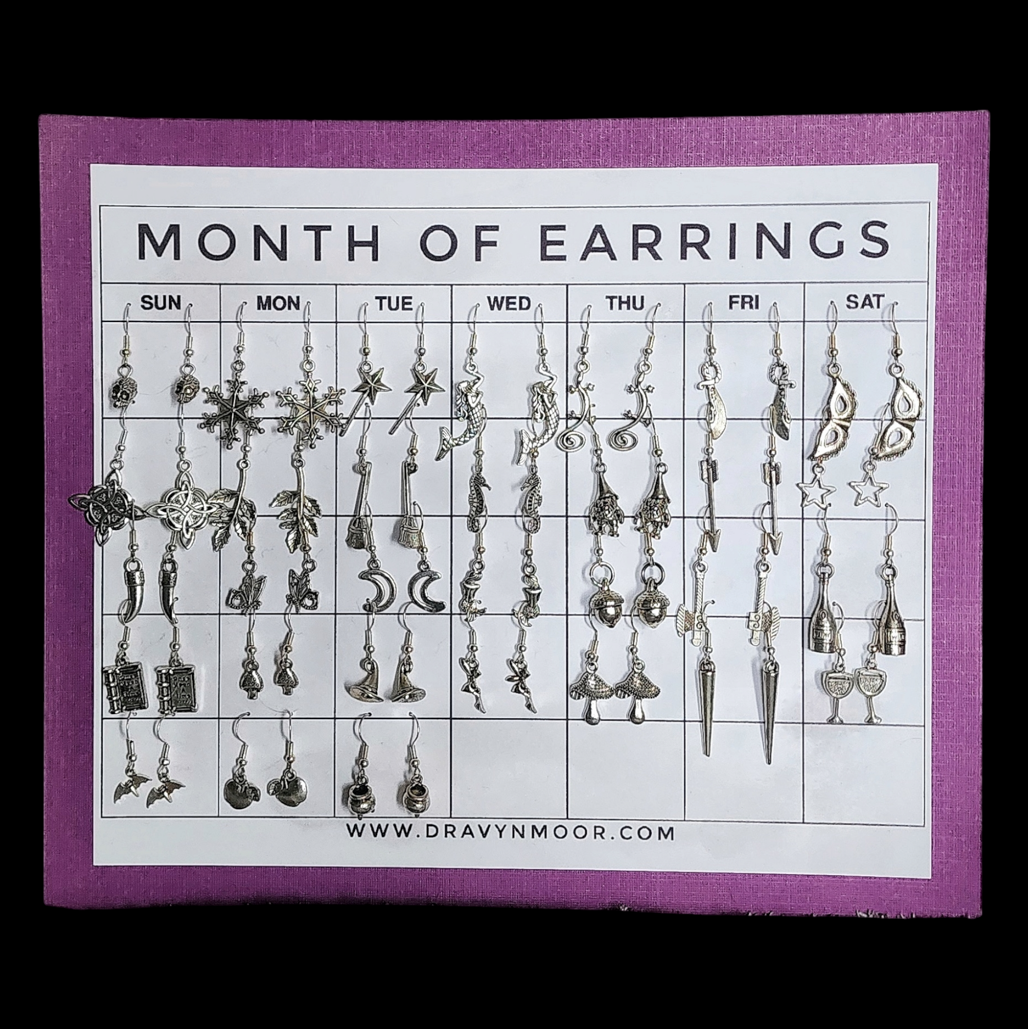 Month of Earrings Gift Set