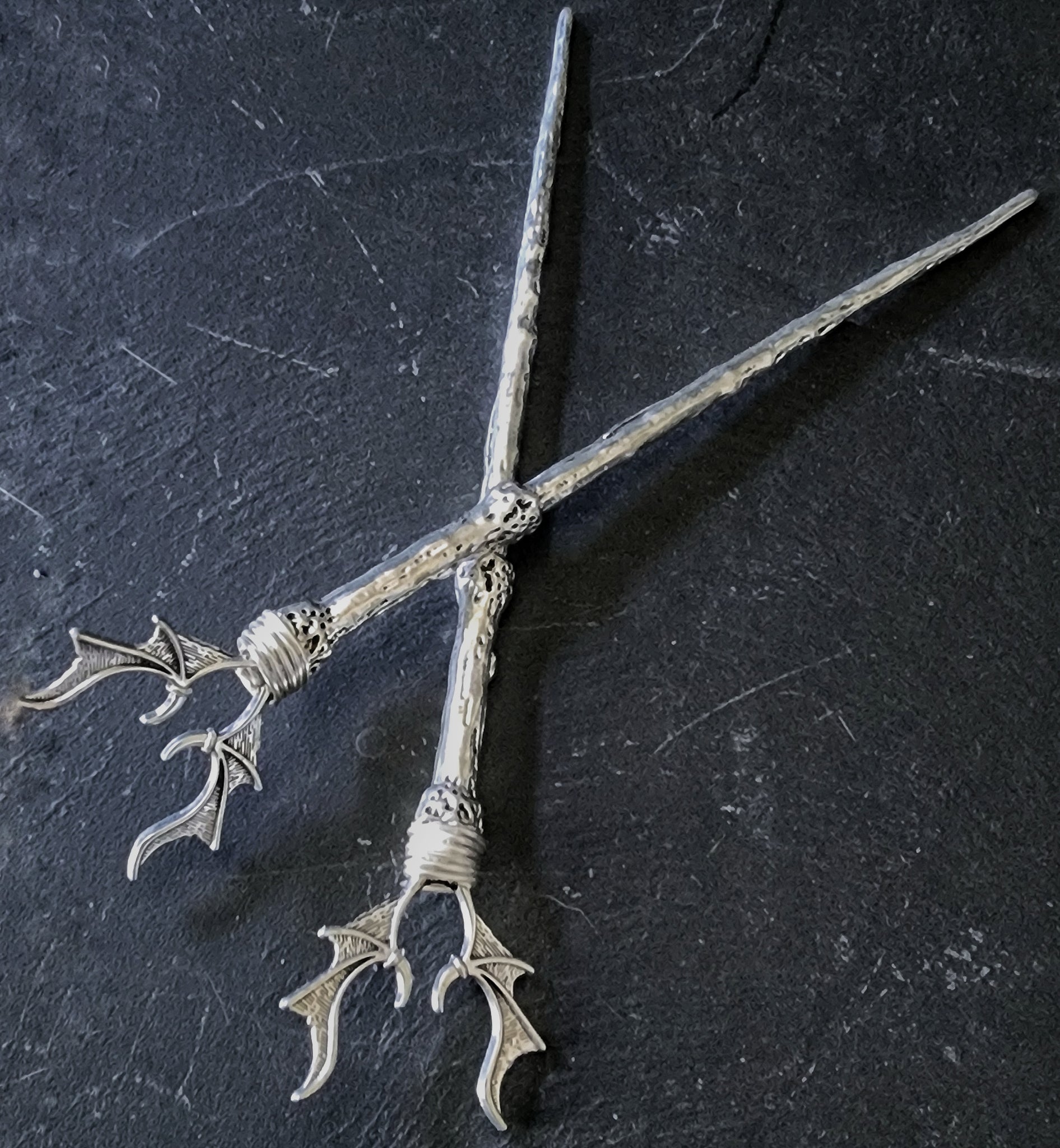 Bat Wing Hair Sticks Halloween Hair Jewelry