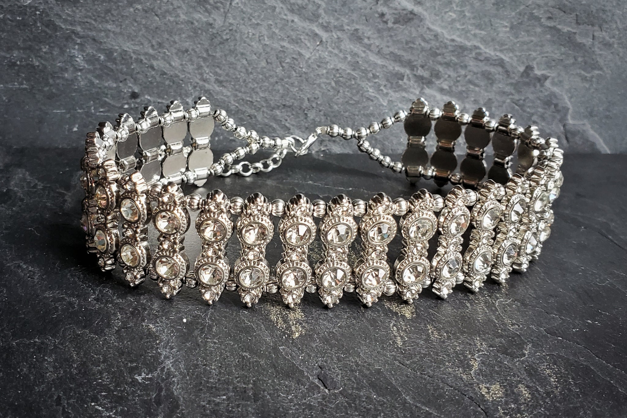 Handmade Victorian Choker Necklace and Bracelet Gift Set