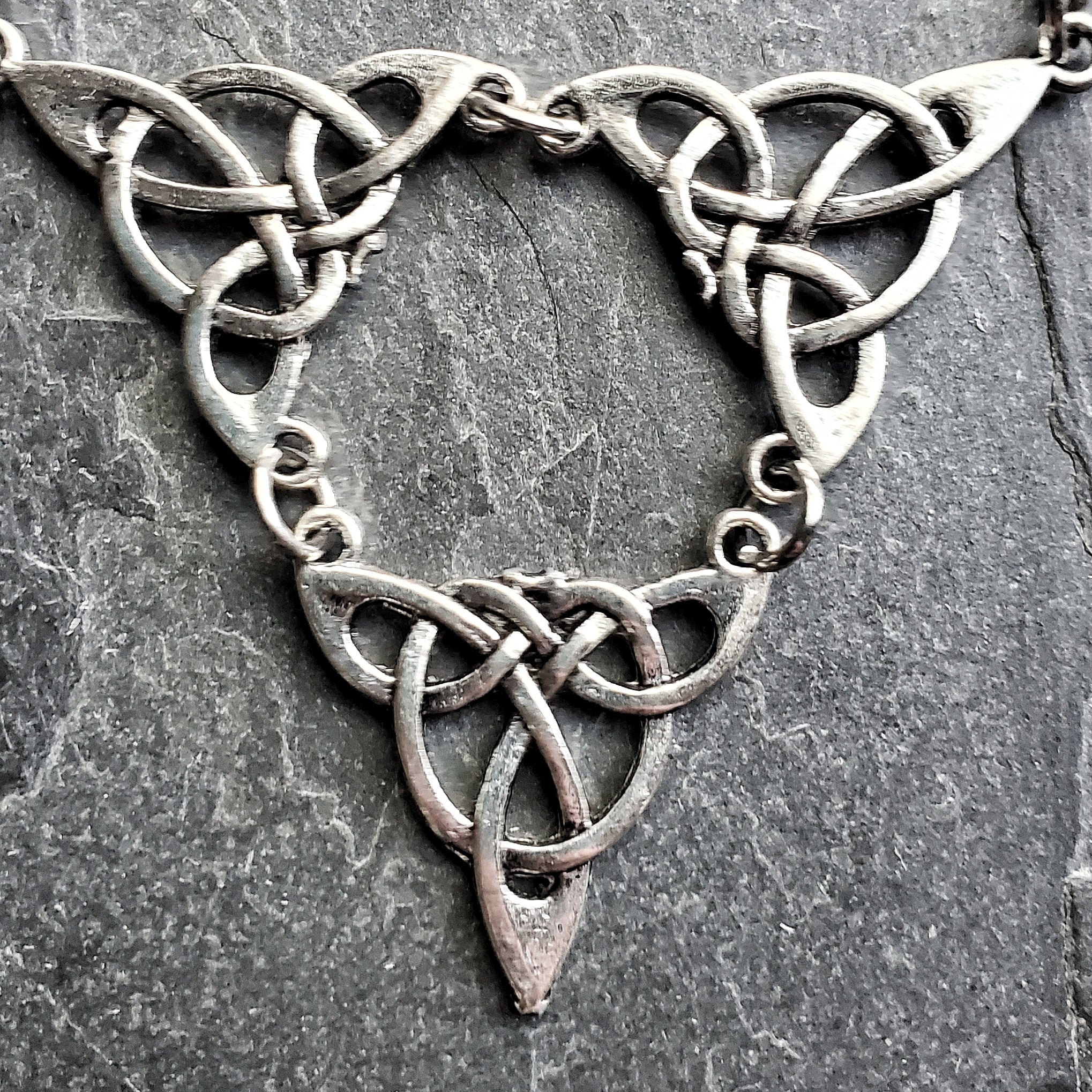 3rd Power Triquetra Necklace Witch Jewelry