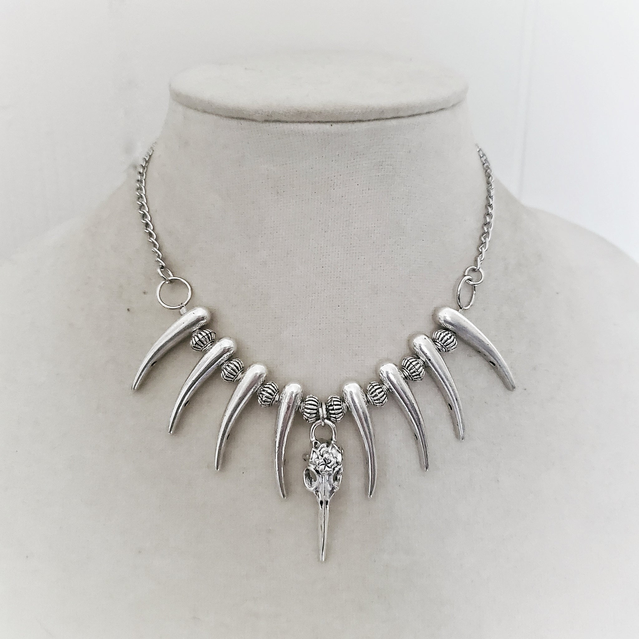 The Phoenix Necklace Goth Skull Jewelry