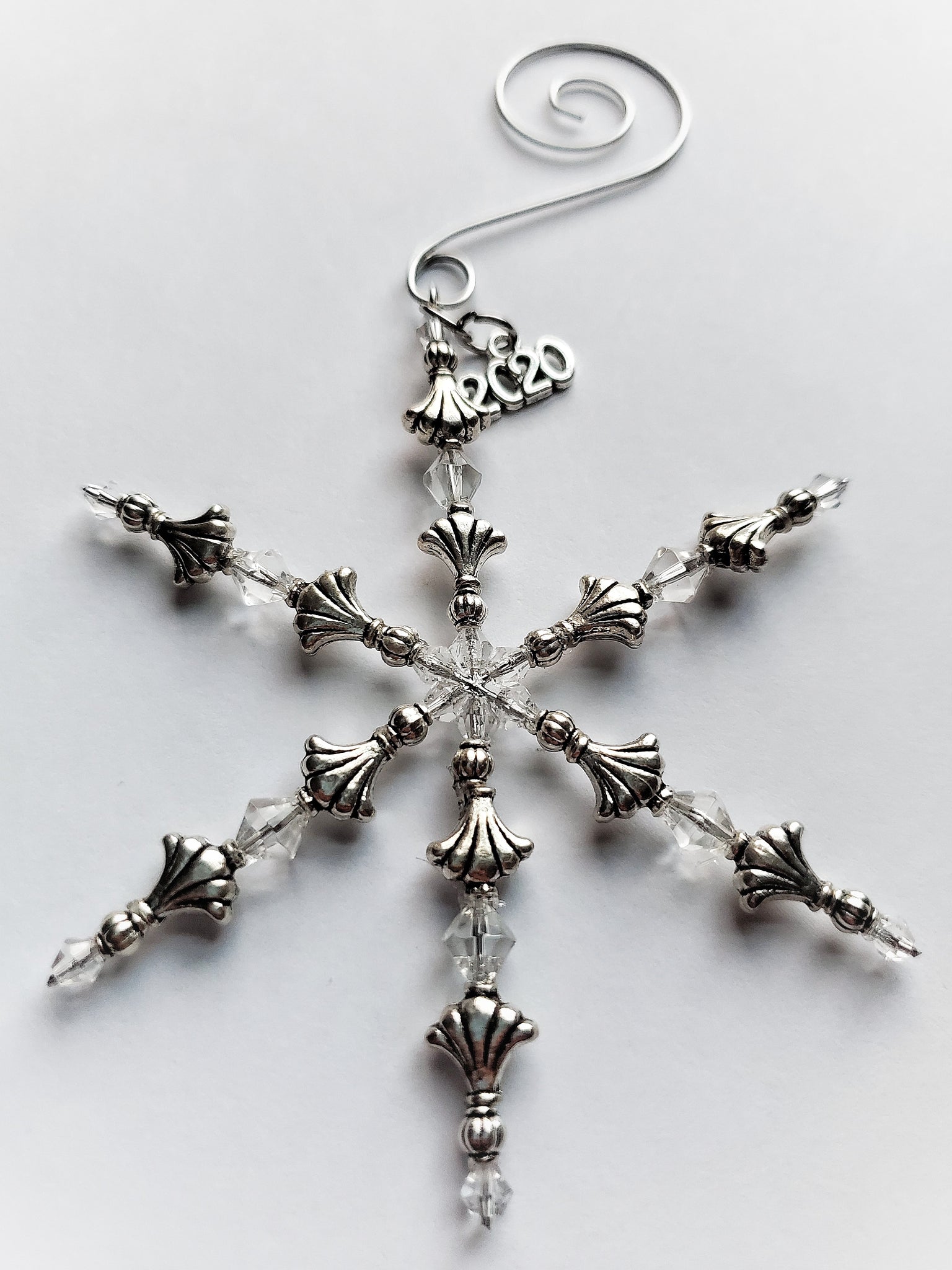 Handmade Christmas Ornament Snowflake Winter Decor Gift Idea