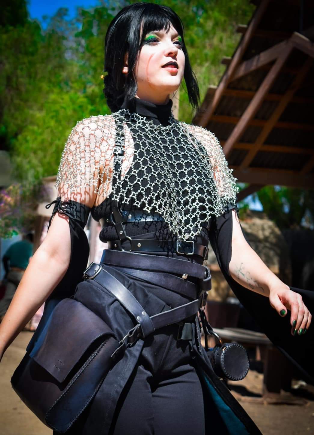 Vine Chainmaille Queens Armor Necklace Hauberk