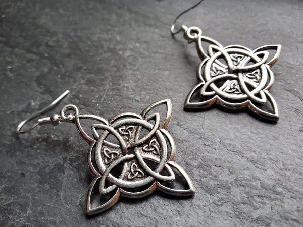 Celtic Knot Earrings Wiccan Jewelry